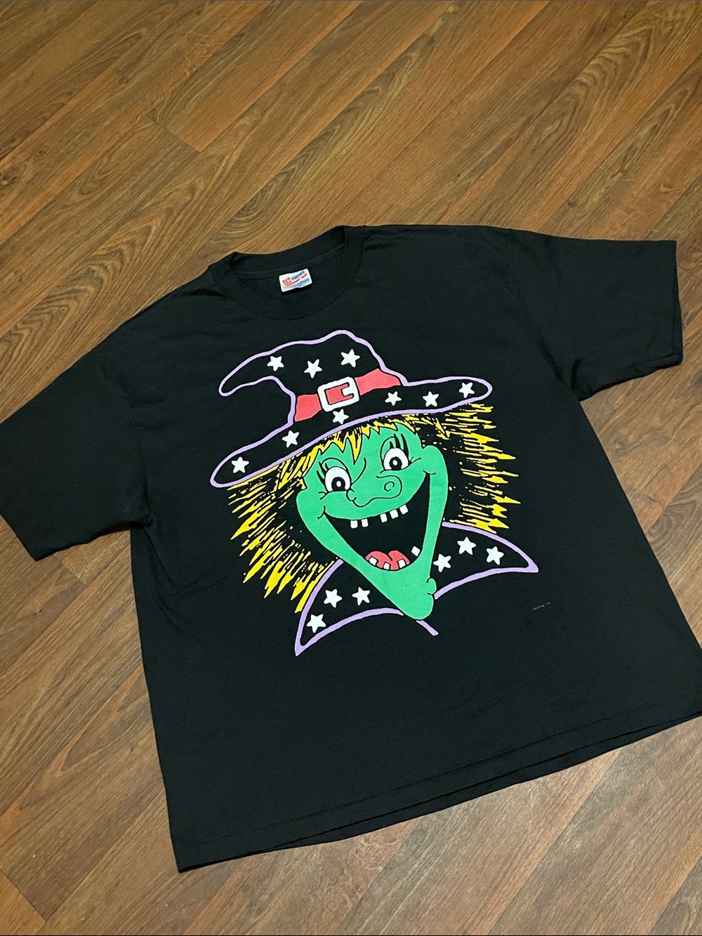 Vintage 1991 Trisar Witch T Shirt Hanes Made in USA Single Stitch XL